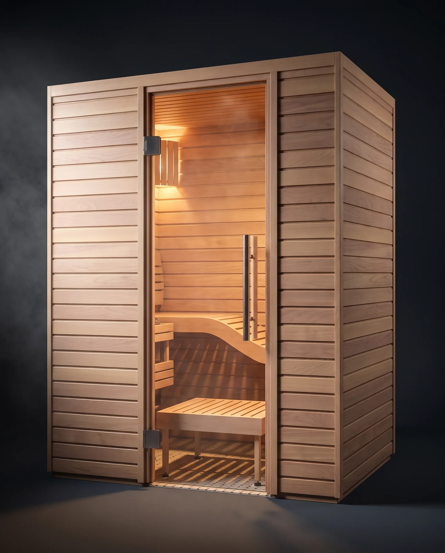 Auroom Baia Traditional Sauna Kit, studio photograph