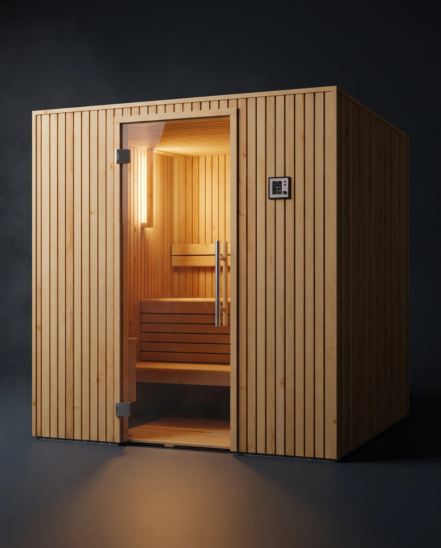 Auroom Familia Cabin Sauna Kit, studio photograph