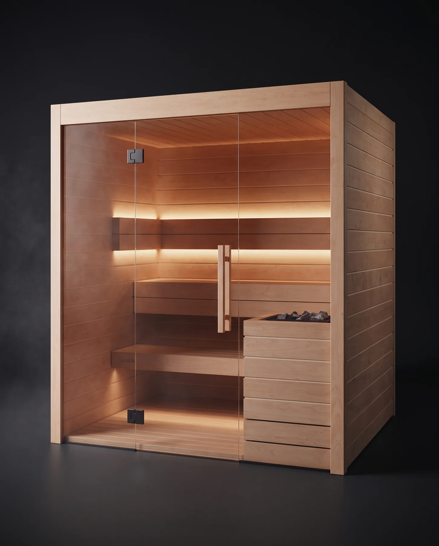 Auroom Lumina Cabin Sauna Kit, studio photograph