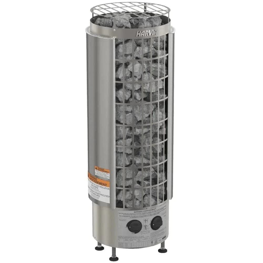 Harvia Cilindro PC80 8 kW Electric Sauna Heater w/ Built-In Controls — photo 1
