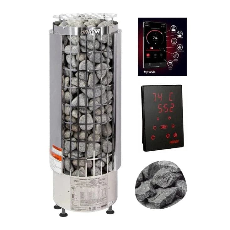 Harvia Cilindro PC110E Sauna Heater Package — photo 1