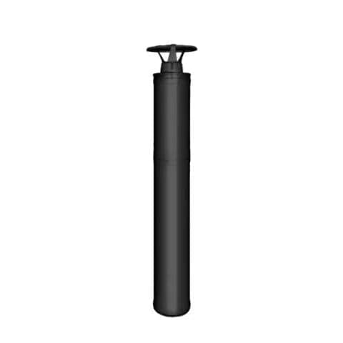 Harvia Sauna Wood Stove Chimney Kit, 1500mm, Black Steel WHP1500M — photo 1
