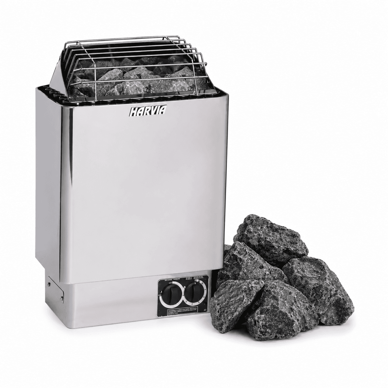 Harvia KIP60B 6 kW Electric Sauna Heater w/ Built-in Controls Package — photo 1