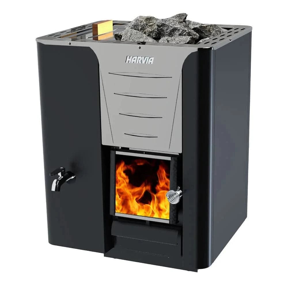 Harvia Pro 20 LS Wood-Burning Sauna Stove w/ Water Tank WK200LS — photo 1