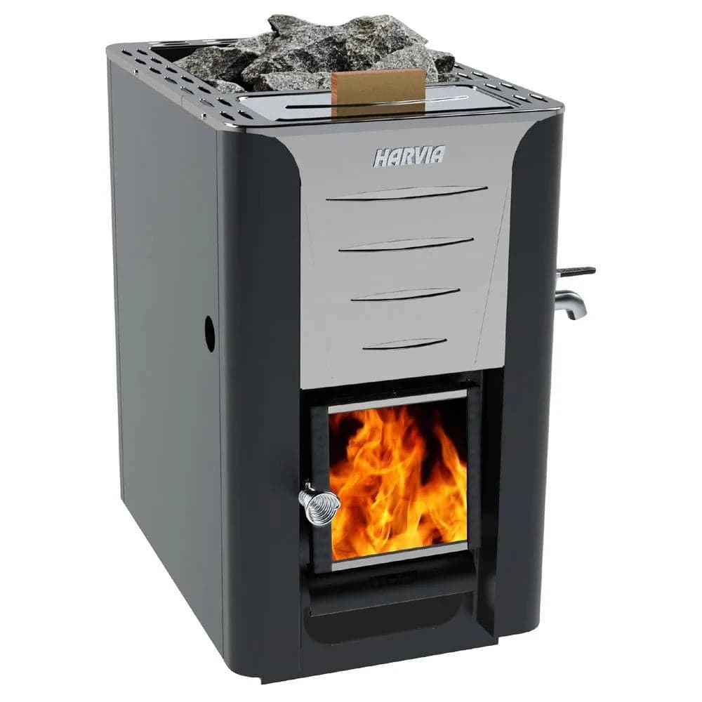 Harvia Pro 20 ES Wood-Burning Sauna Stove w/ Water Tank WK200ES — photo 1
