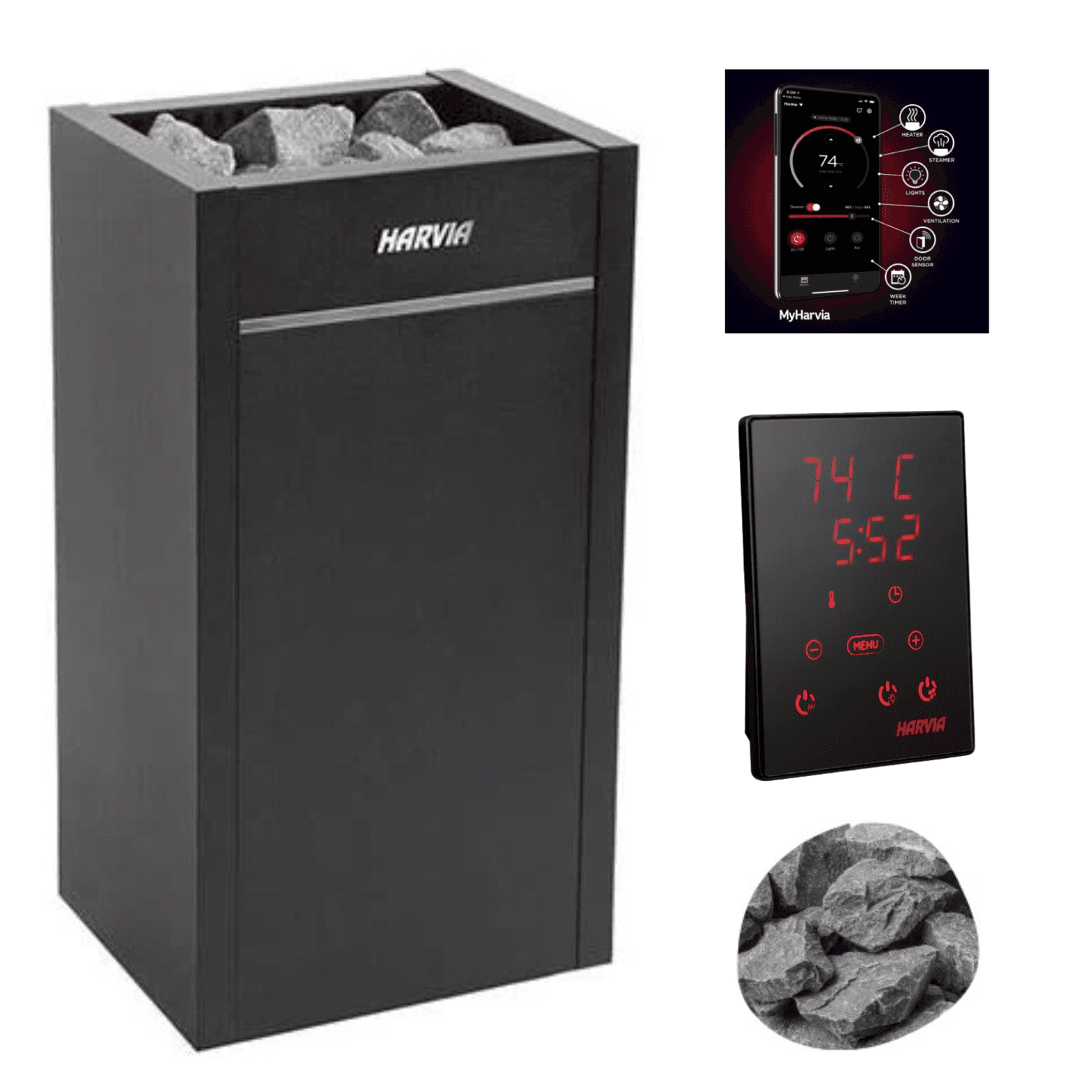 Harvia Virta HL60E Electric Sauna Heater — photo 1