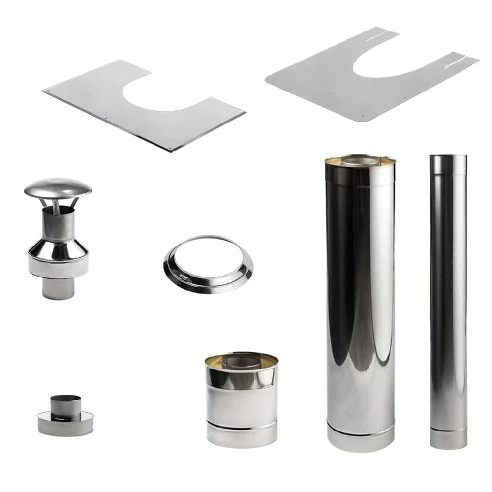HUUM Sauna Wood Stove Chimney Kit, For Barrel Saunas — photo 1