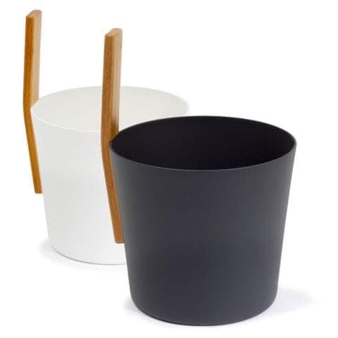 Kolo Sauna Bucket with a Straight Handle, Aluminum/Bamboo, 1 Gal — photo 1