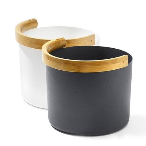 Kolo Sauna Bucket with Curved Handle, Aluminum/Bamboo, 1.5 Gal — photo 1