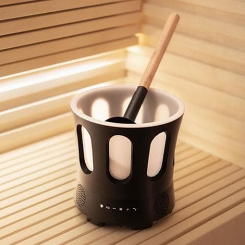 SaunaLife SaunaZone Bluetooth Speaker, Sauna Bucket, with Lights SAUNAZONE — photo 1
