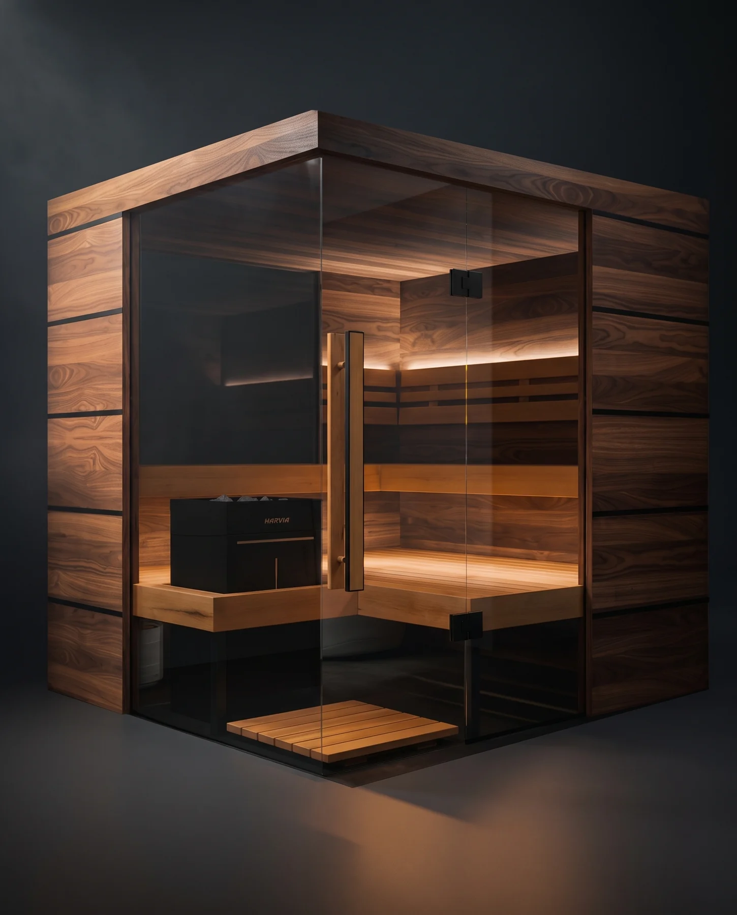 ThermaSol Astra Indoor Sauna Cabin, studio photograph