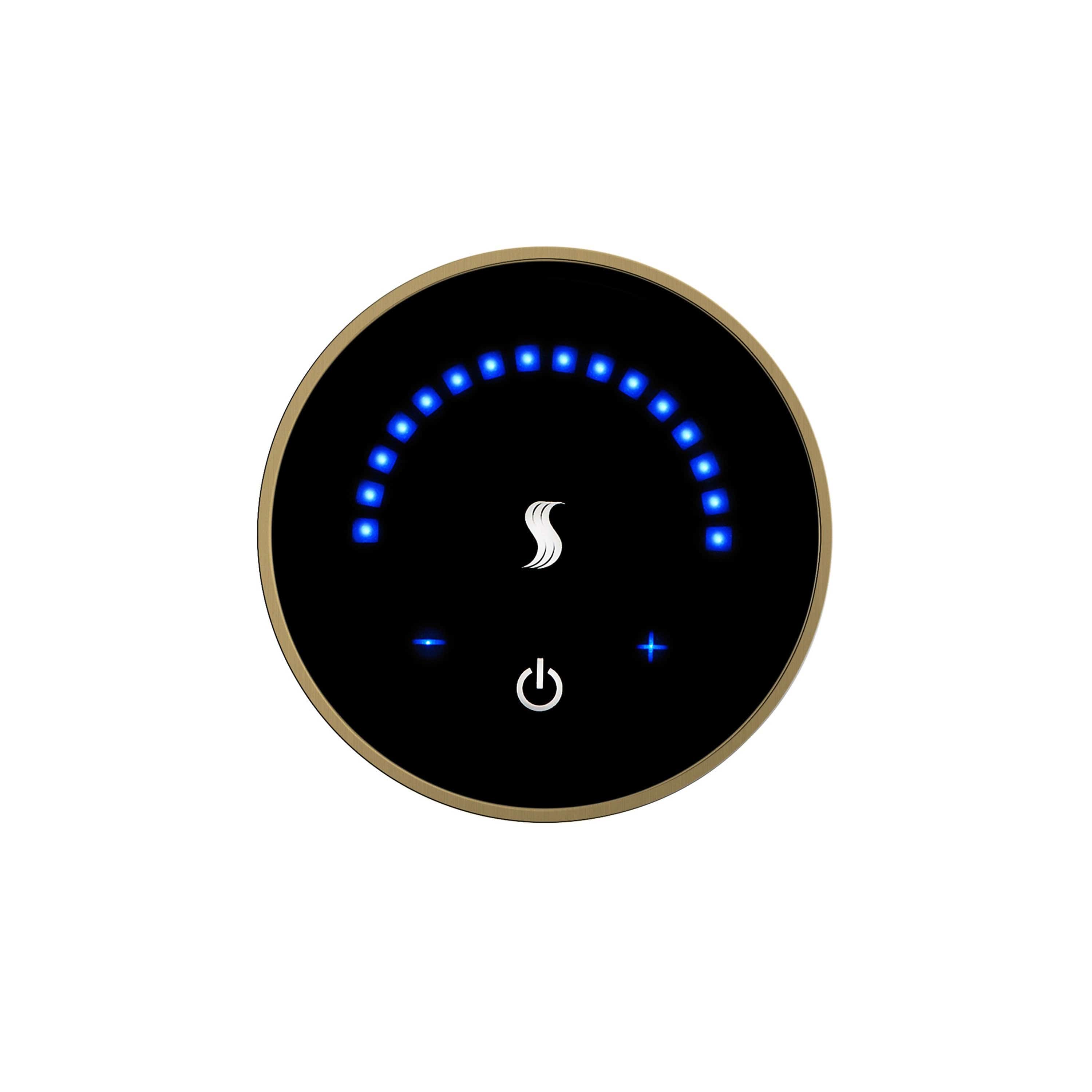ThermaSol MTC-SB MicroTouch Controller Round, Satin Brass Finish — photo 1