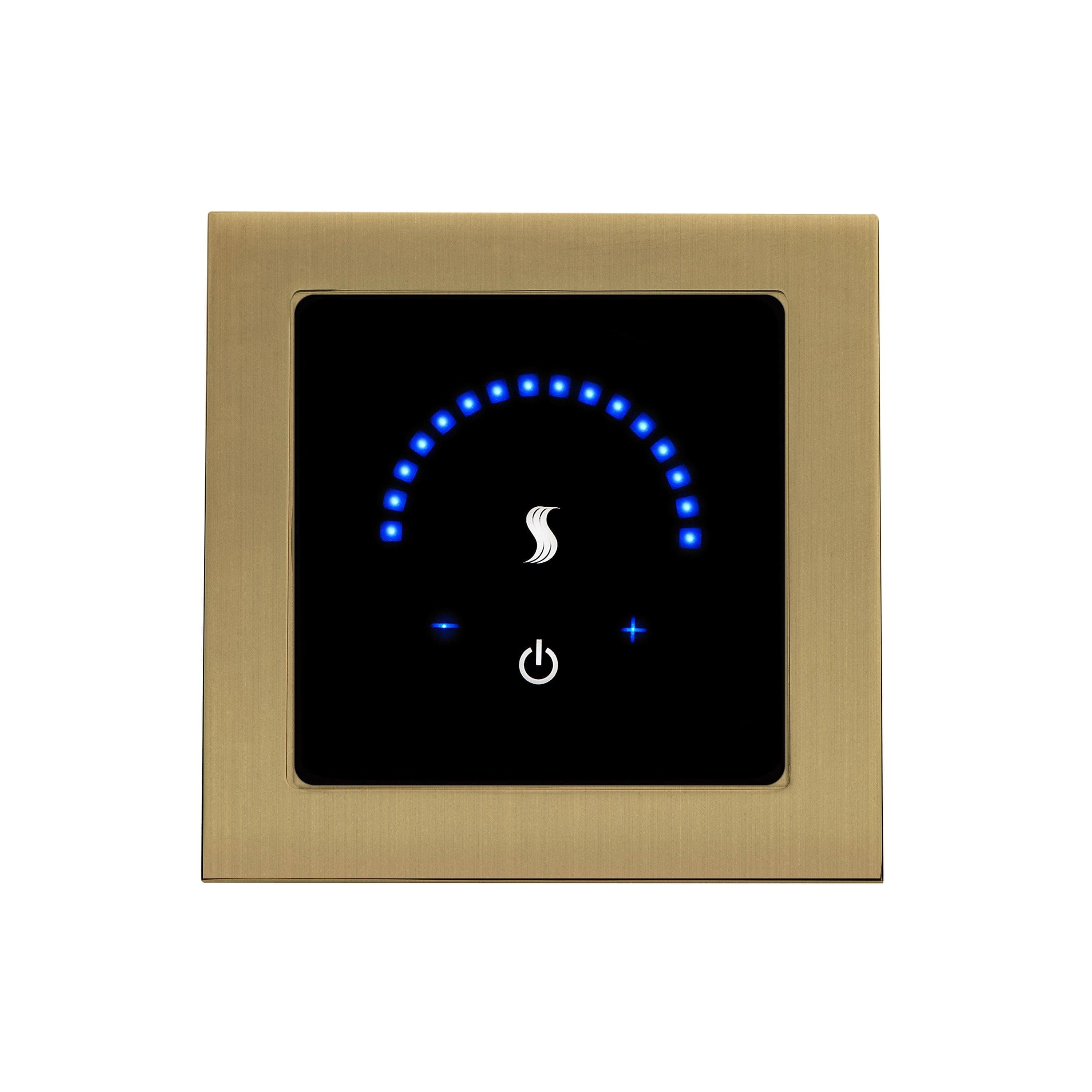 ThermaSol MTMR-SB MicroTouch Controller Square, Satin Brass Finish — photo 1