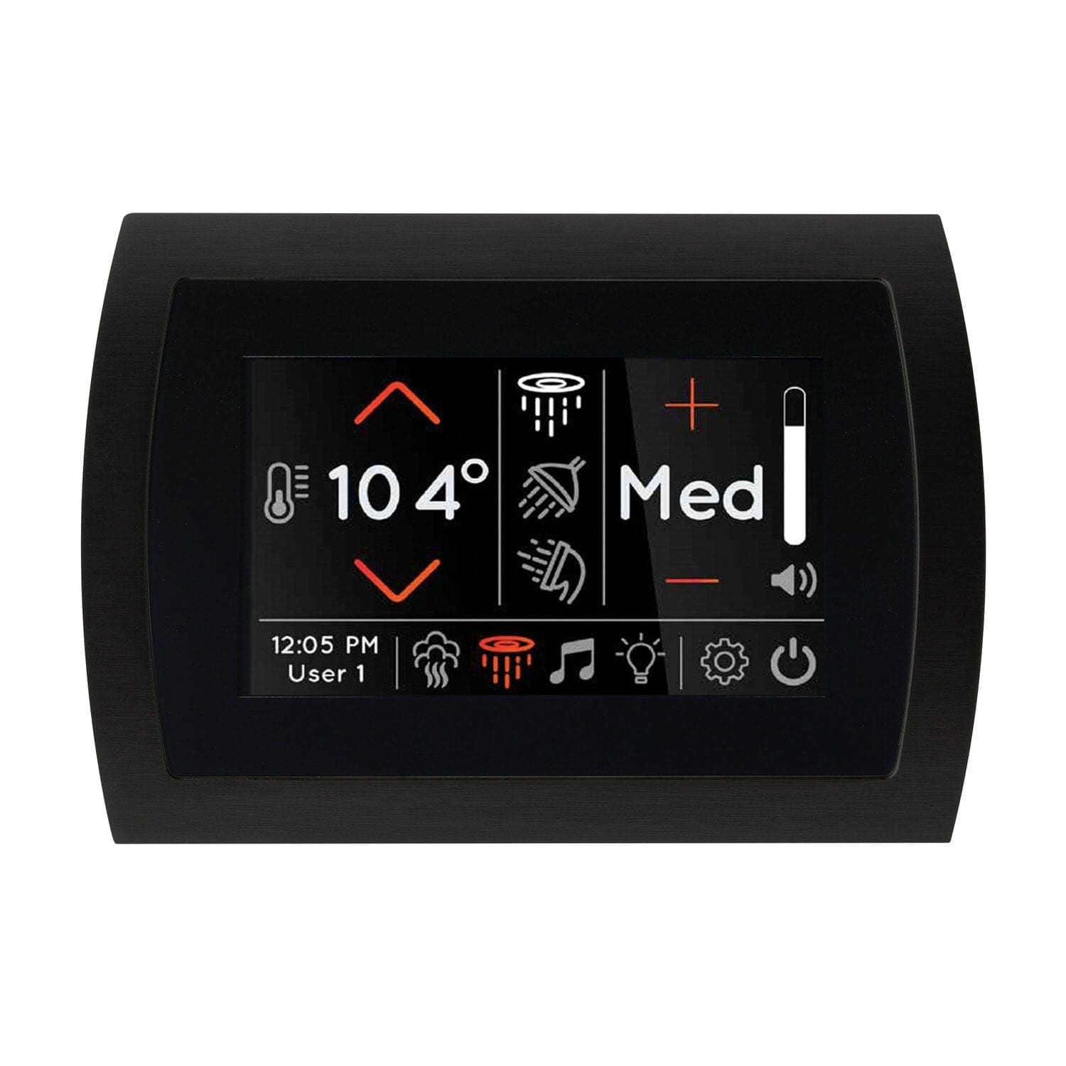 ThermaSol STC-BK Signatouch Recessed Square Controller Standard Black — photo 1