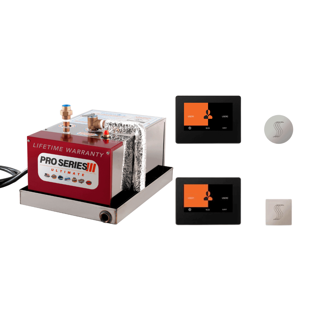ThermaSol Steam Shower Complete All-In-One Pro Package Generator and ThermaTouch 7 Inch Control Kit — photo 1