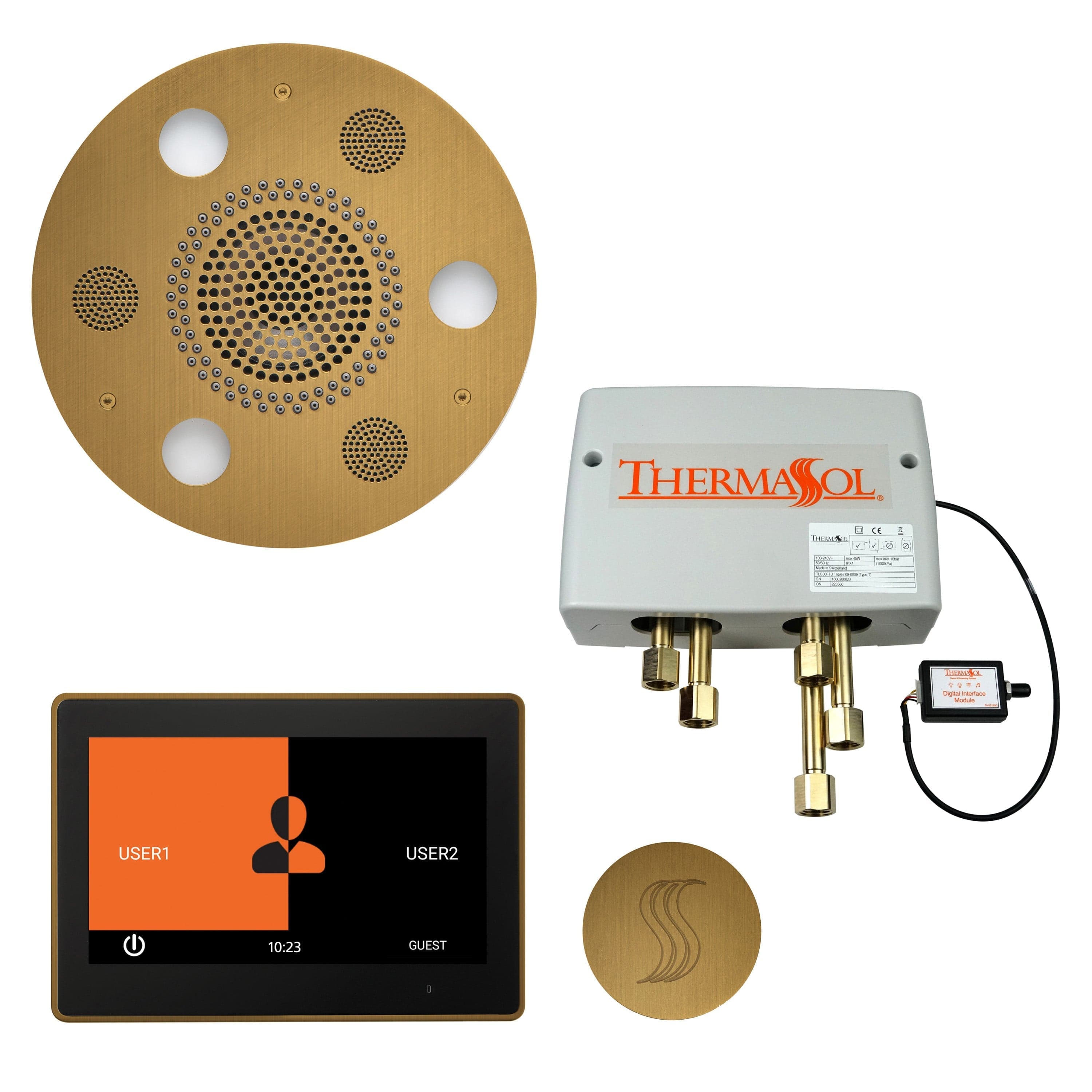 ThermaSol Total Wellness Shower Package with 10" ThermaTouch Round — photo 1