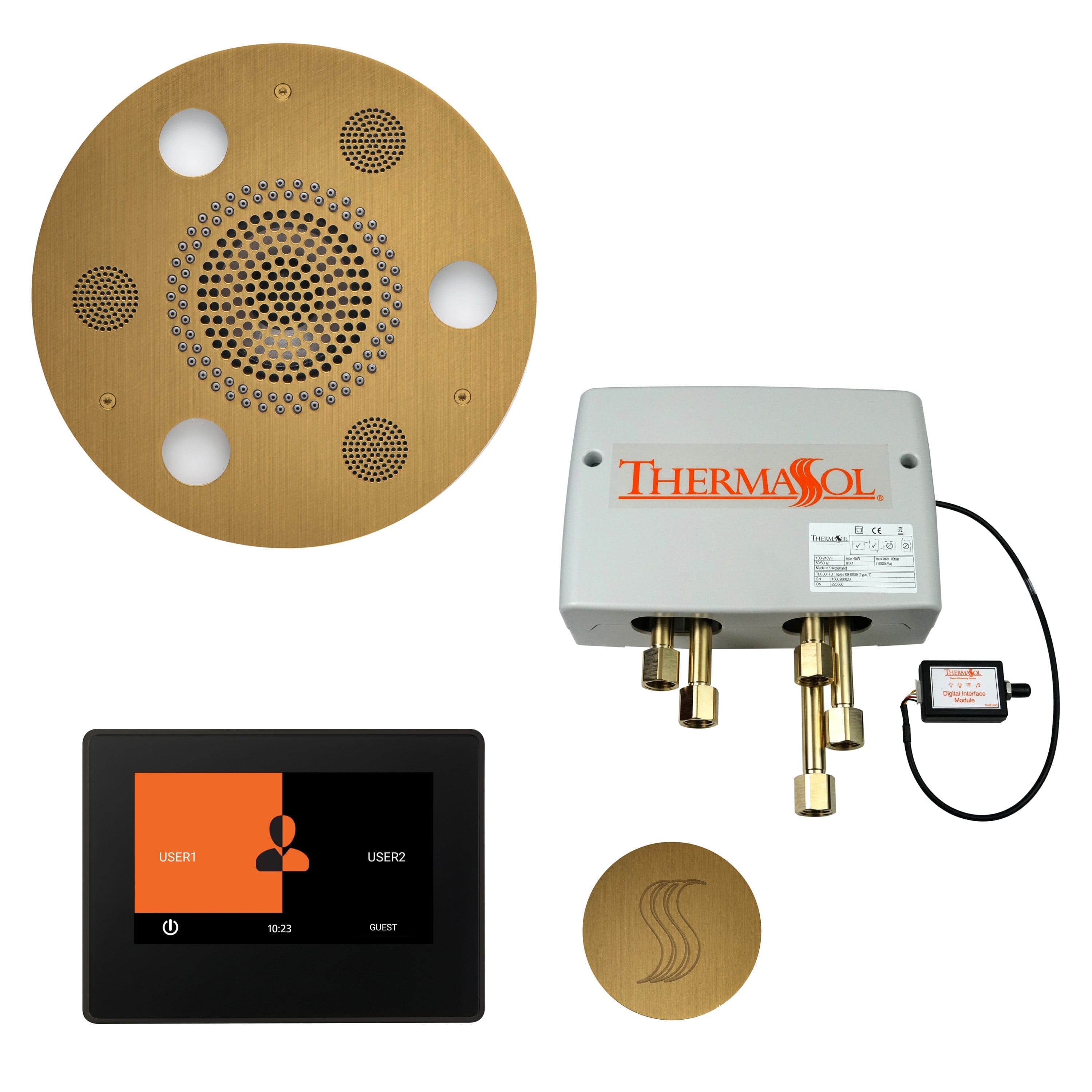 ThermaSol Total Wellness Shower Package with 7" ThermaTouch Round — photo 1