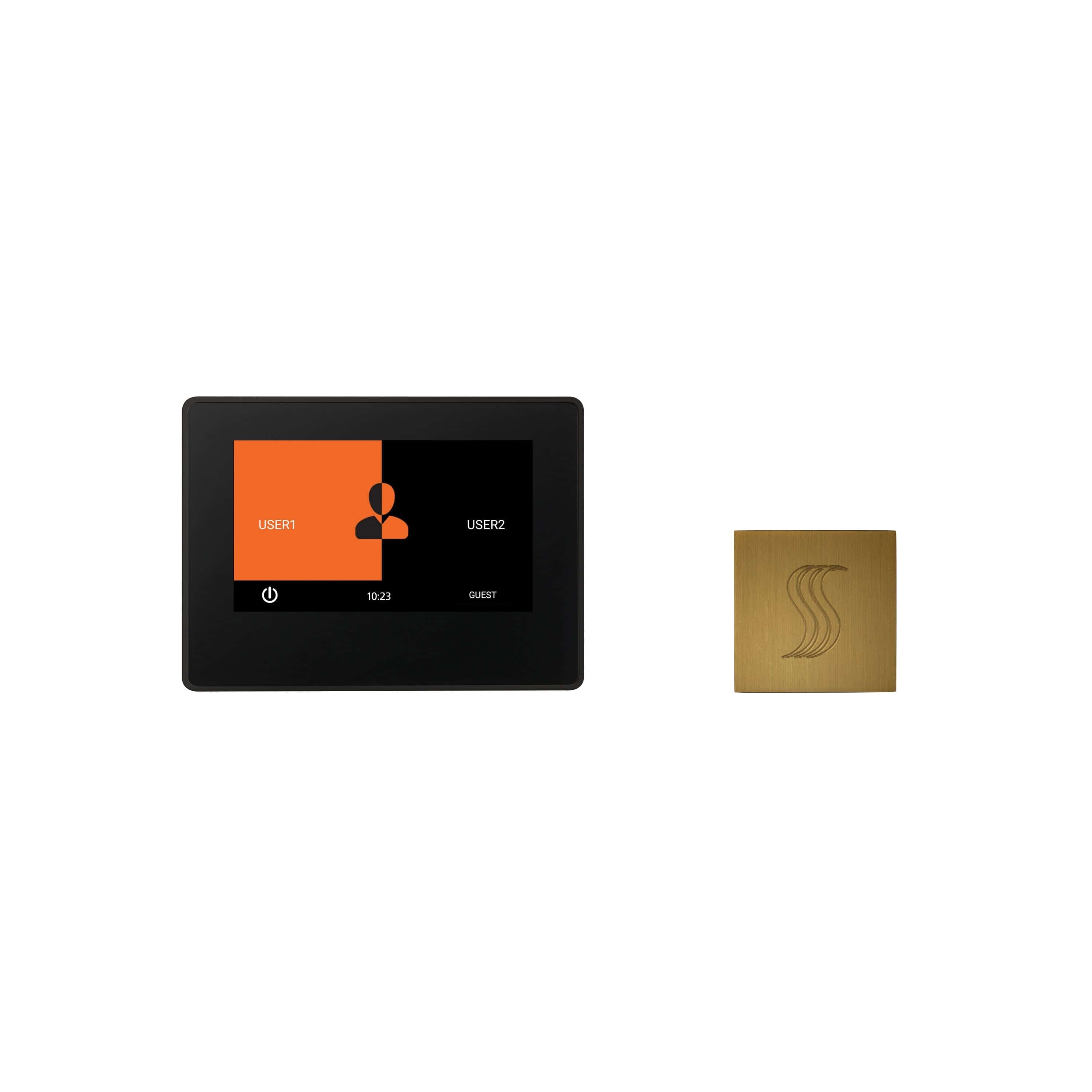 ThermaSol ThermaTouch TT7-SVSQ 7" Control and Steam Head Kit Square — photo 1