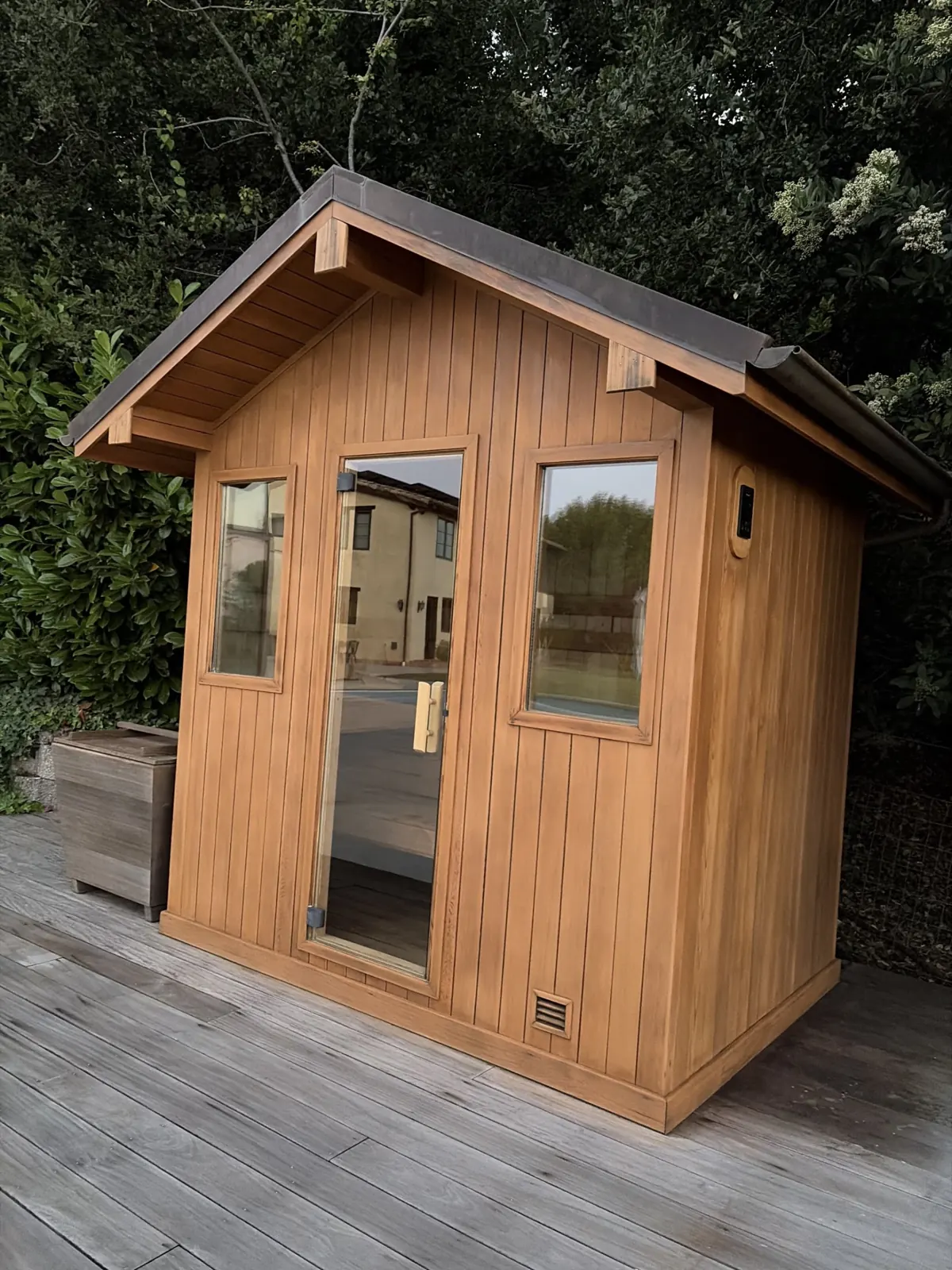 Outdoor sauna restoration, Atherton: photograph 2