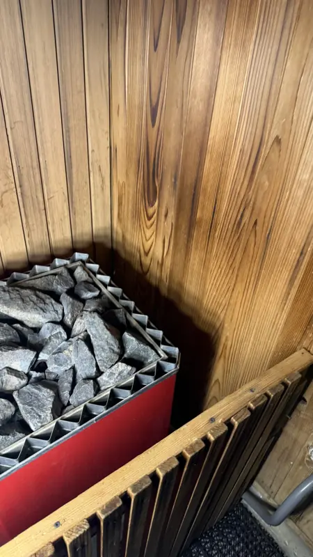 Commercial sauna heater upgrade, Emeryville: photograph 1