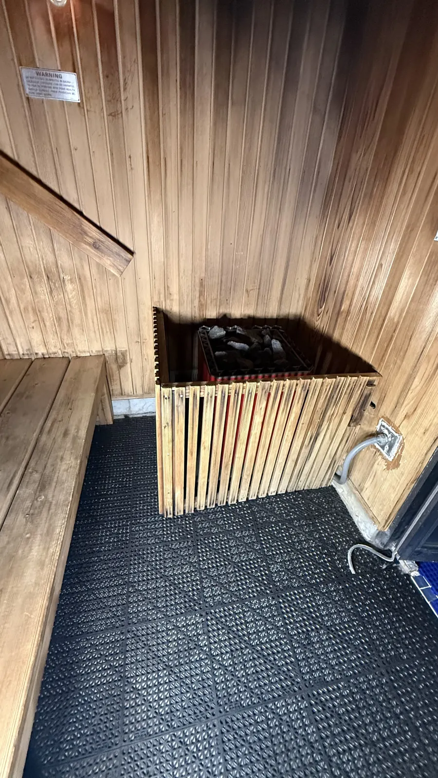 Commercial sauna heater upgrade, Emeryville: photograph 3