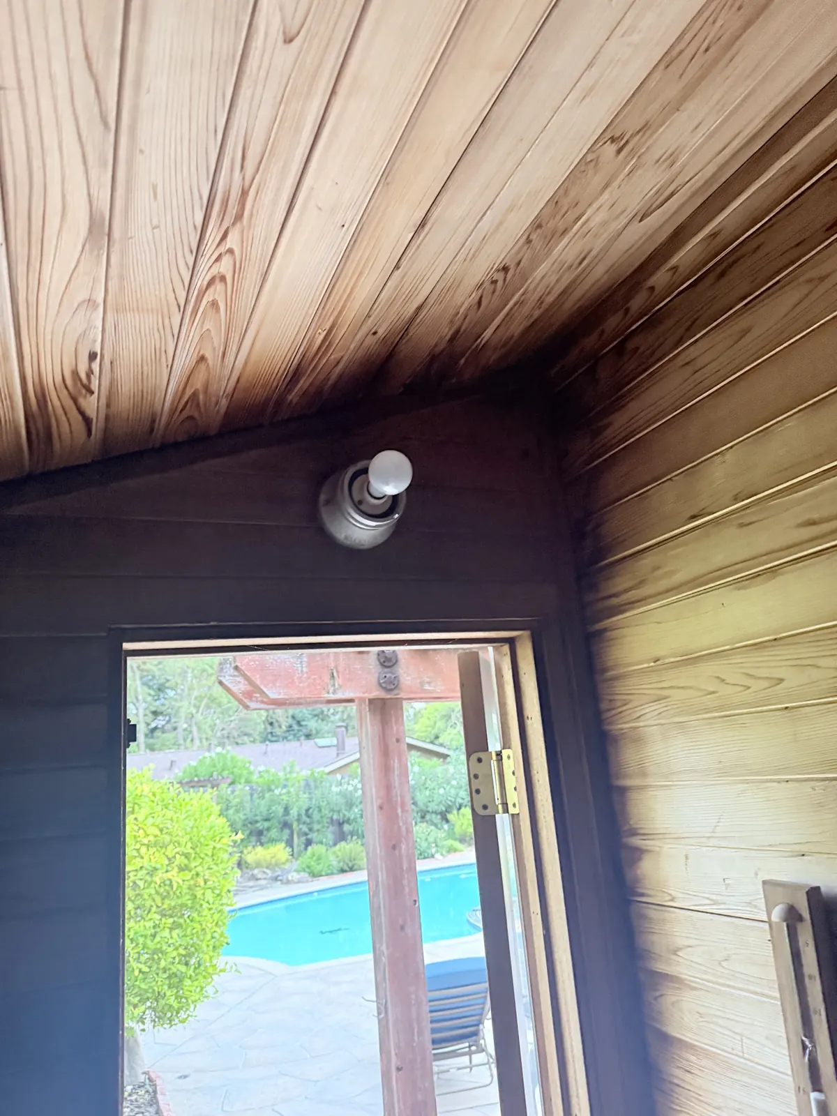 Sauna renovation with infrared and a Finnleo heater, Lafayette: photograph 2