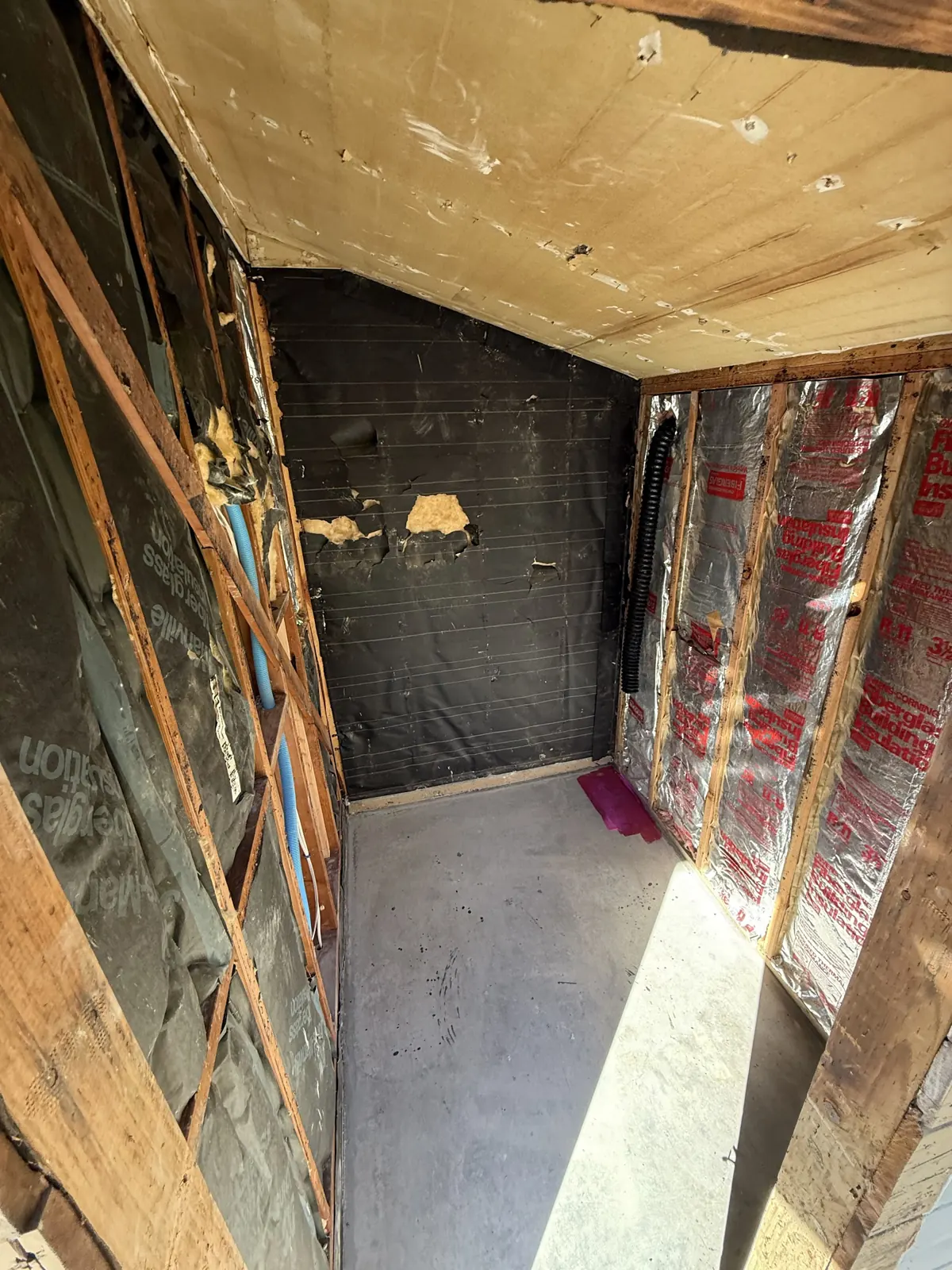 Sauna renovation with infrared and a Finnleo heater, Lafayette: photograph 4