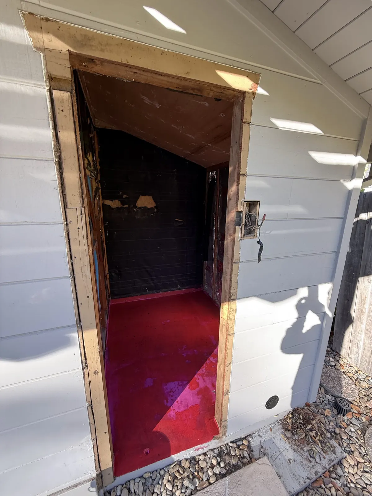 Sauna renovation with infrared and a Finnleo heater, Lafayette: photograph 5