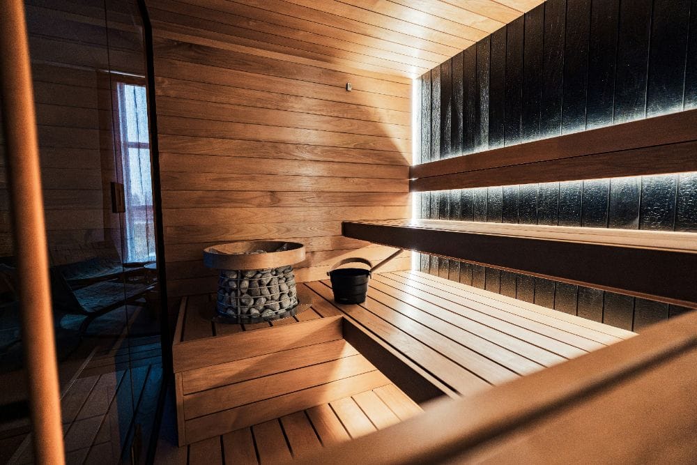 Custom indoor saunas